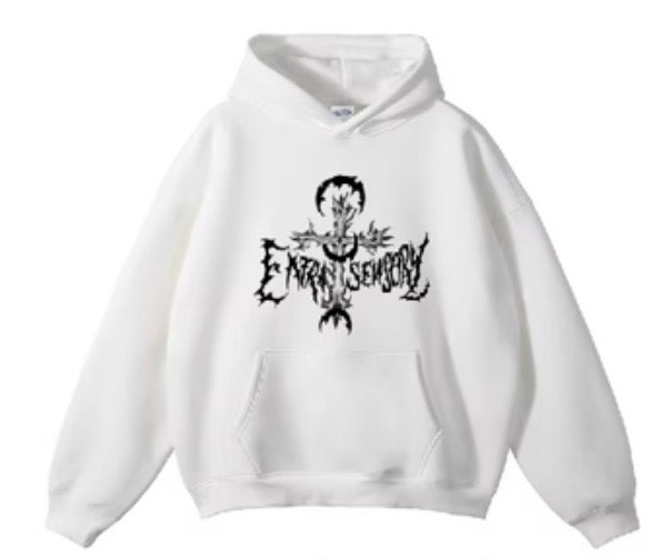 White extrasensory hoodie